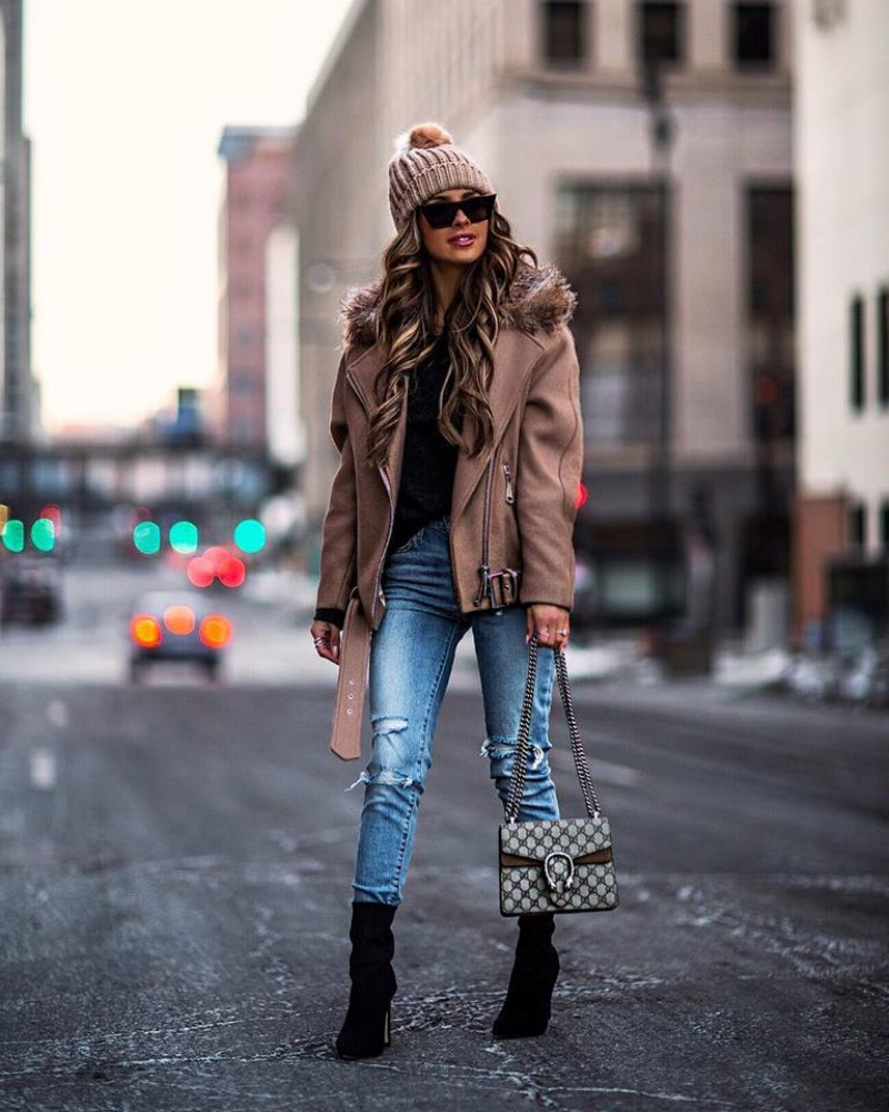 Luxe Winter-to-Spring Transition: Urban Chic Evening Style