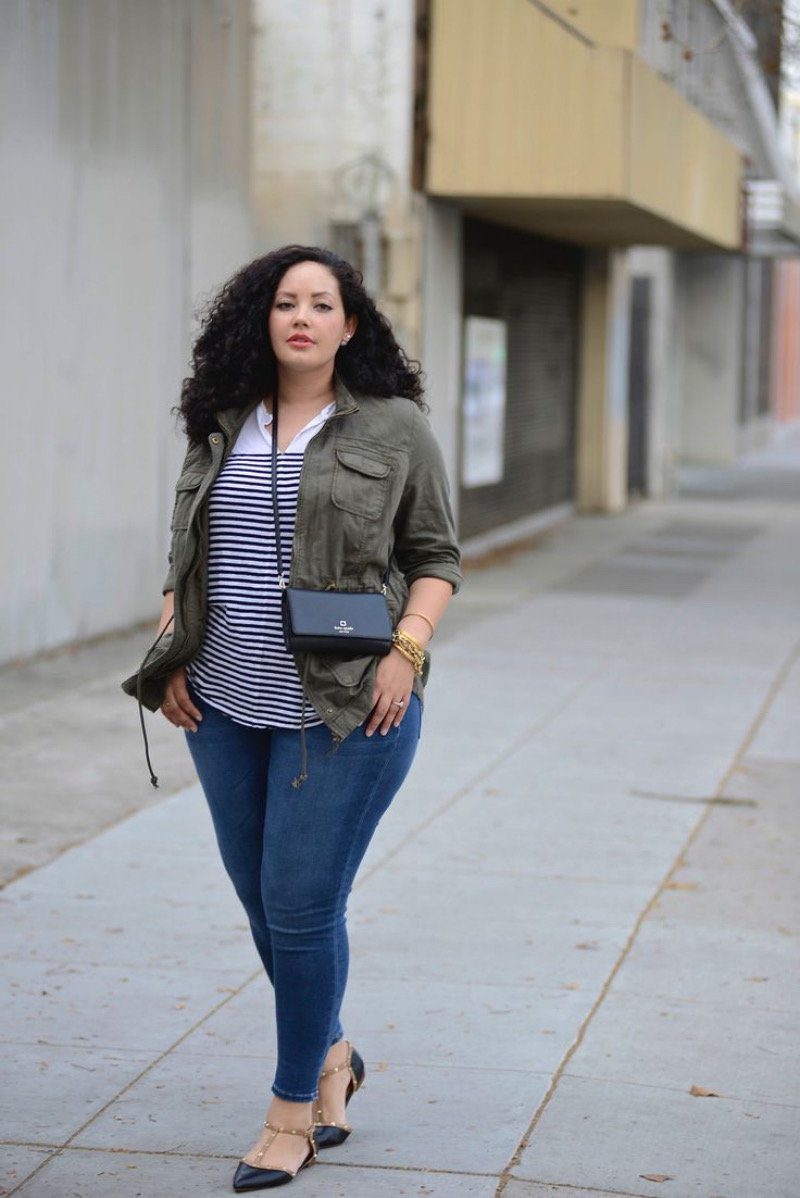 Effortless Plus Size Spring Outfits with Jeans