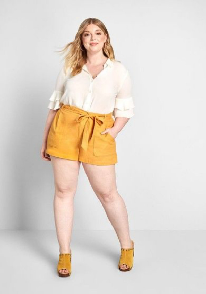 Chic Plus Size Spring Outfits Featuring Shorts