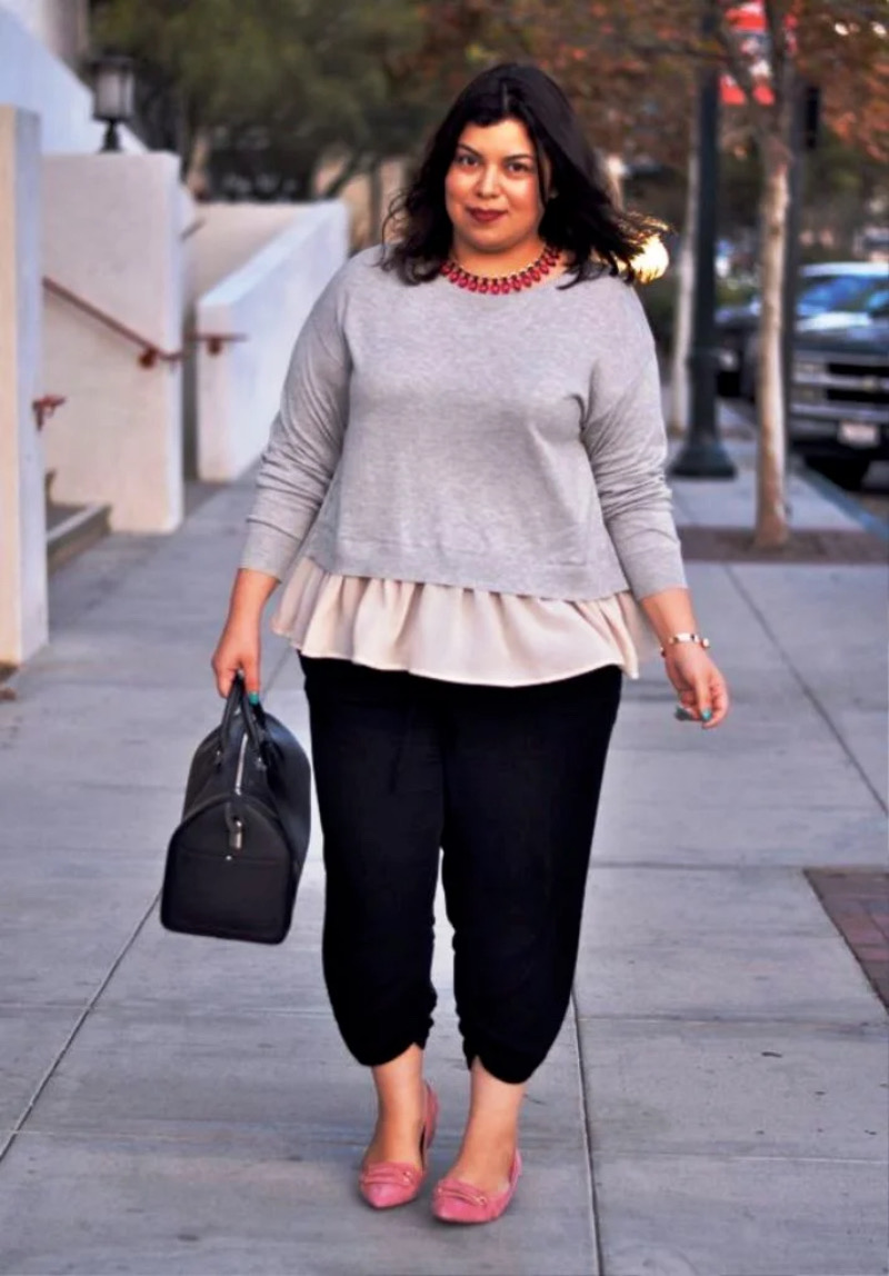 Chic Mom Outfits for Spring in Plus Sizes