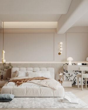 Schlafzimmer Beige Natur: Moderne Eleganz in sanften Erdtönen