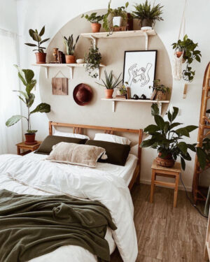 Schlafzimmer Ideen Gemütlich Natur: Urbaner Dschungel mit Boho-Charme